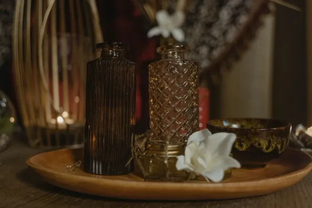 Aromaterápiás olajos thai masszázshoz használt illóolajok